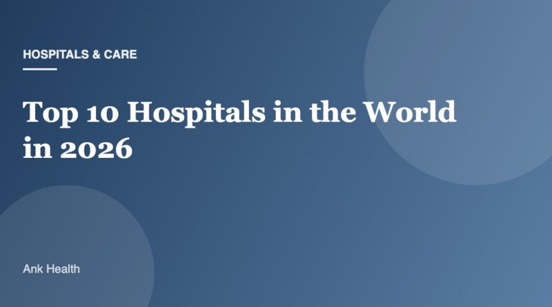 Top 10 hospitals in the world ranking 2026
